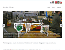 Tablet Screenshot of annikaobrien.com
